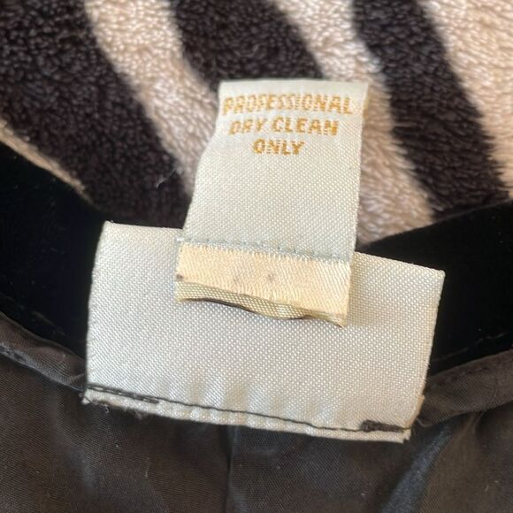 Tracy Reese Anthropologie silk wide leg flocked velvet black pants size 12 - Picture 10 of 17